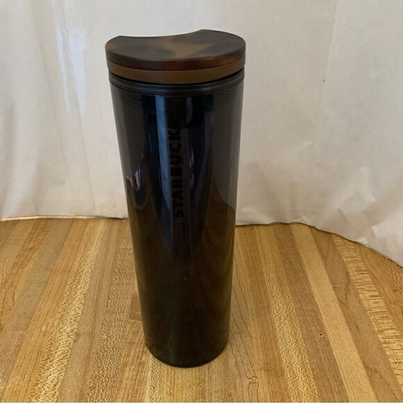 Starbucks Cheetah Animal Print Coffee Cup Travel Tumbler Animal Print Lid 16oz - Picture 2 of 6